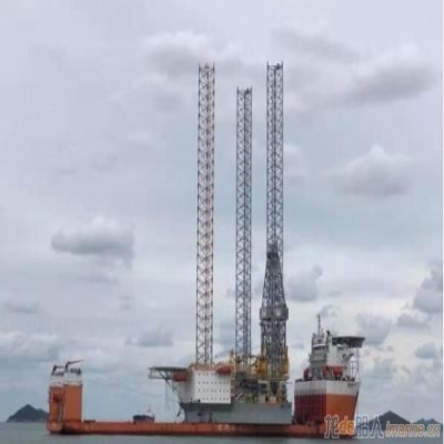 外高橋CJ46型自升式海洋鉆井平臺“能源顯現者”號起航